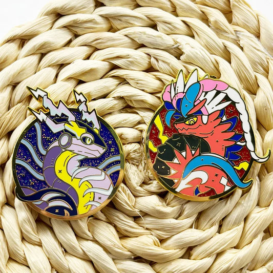 Pokemon Legendary Enamel Pins - Jirachi, Arceus, Kyogre, Rayquaza Collection
