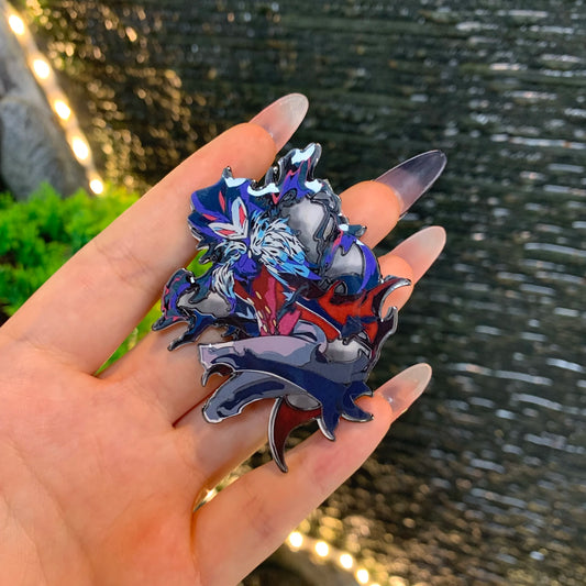 Anime Character Enamel Pin - Collectible Badge with Display Box