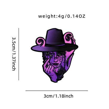 Kpop Demon hunters lapel pin enamel pin - brooch for hats, bag and shirts | Witch