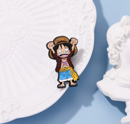 One Piece Character Enamel Pin - (Single)