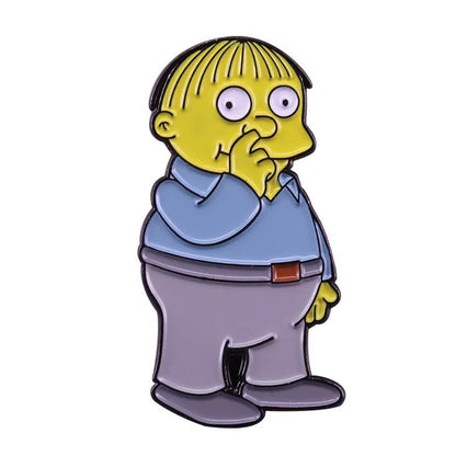 The Simpsons TV Cartoon Series Enamel Pin - 22 characters selections