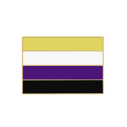 LGBT Pride Enamel Pin - Rainbow Flag Lapel Pin Collection