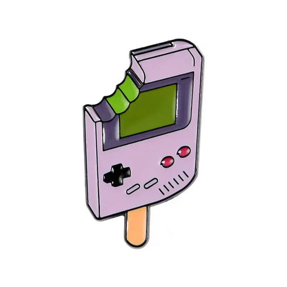 Retro Game Console Enamel Pin - Arcade Gaming Lapel Pin