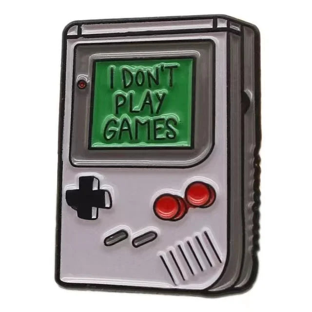 Retro Game Console Enamel Pin - Arcade Gaming Lapel Pin