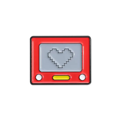 Retro Game Console Enamel Pin - Arcade Gaming Lapel Pin