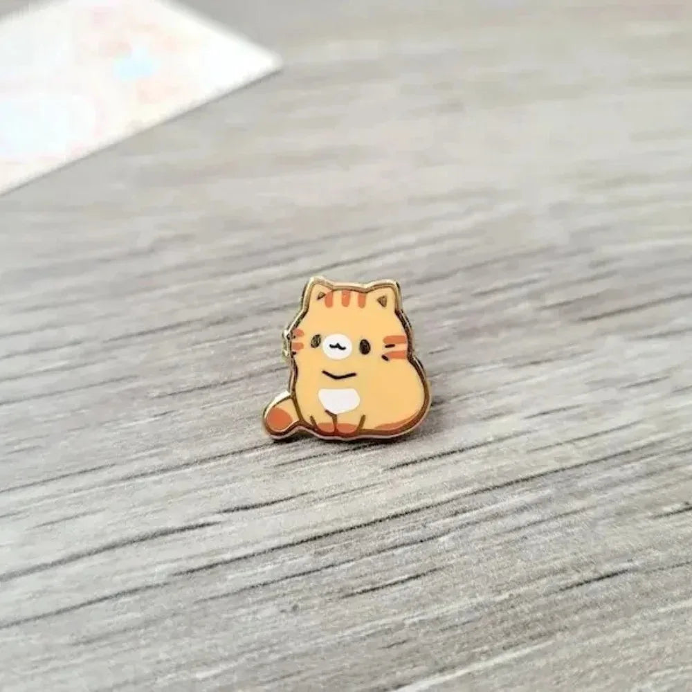 Cute Tiny Cat Enamel Pin