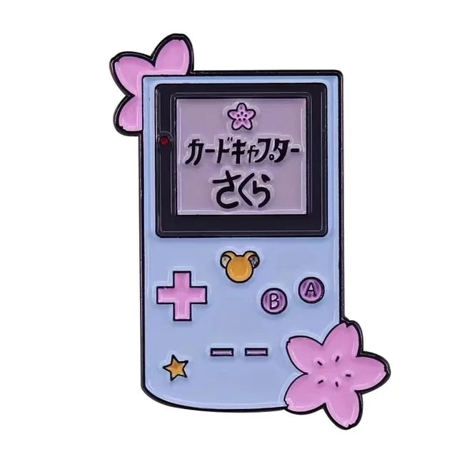 Retro Game Console Enamel Pin - Arcade Gaming Lapel Pin