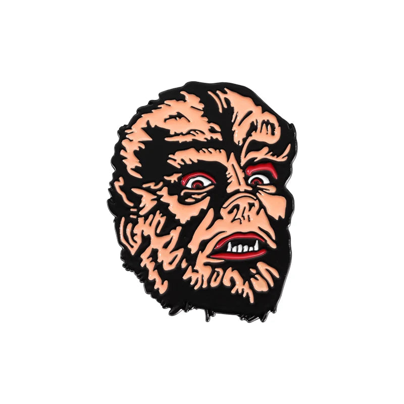 Horror Movie Monster Enamel Pins | Dracula & Classic Villain Brooch (Multiple Selections)