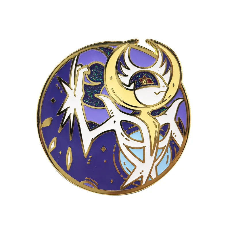 Pokemon Legendary Enamel Pins - Jirachi, Arceus, Kyogre, Rayquaza Collection