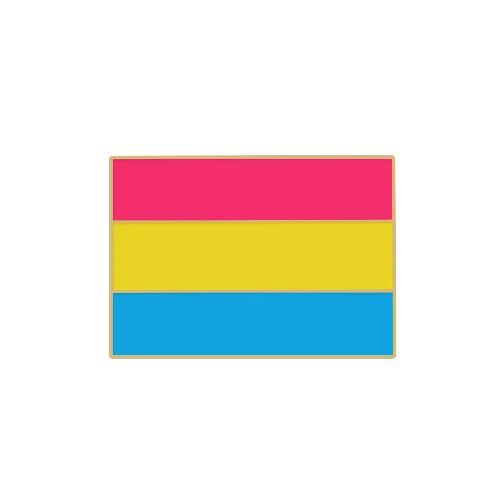 LGBT Pride Enamel Pin - Rainbow Flag Lapel Pin Collection