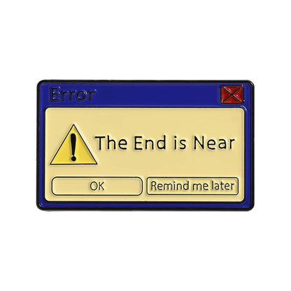 Windows XP Error Message Enamel Pin - Task Failed Successfully