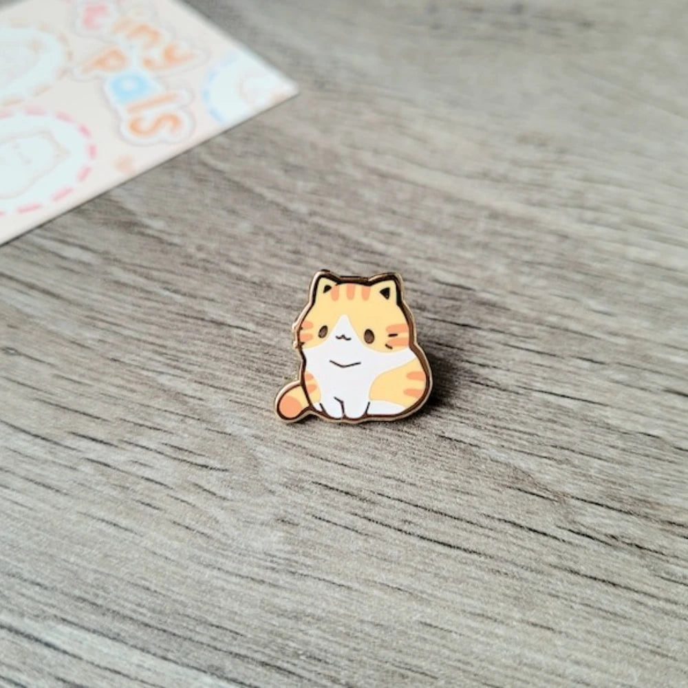 Cute Tiny Cat Enamel Pin