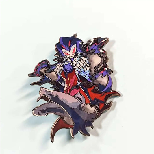 Anime Character Enamel Pin - Collectible Badge with Display Box