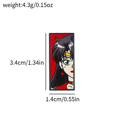Sailor Moon Half Face Portrait Enamel Pin Set (5 Pcs)
