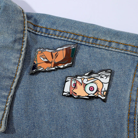 One Piece Zoro Enamel Pin Set - 2 Piece Collection