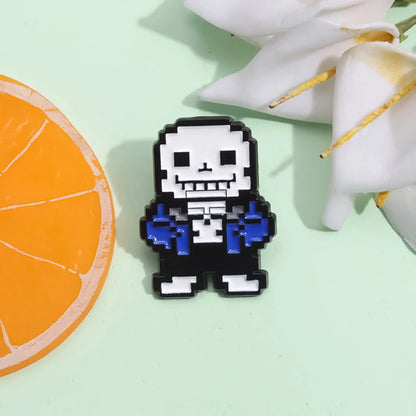Sans Undertale Enamel Pin - Fan Inspired Lapel Badge for Gamer