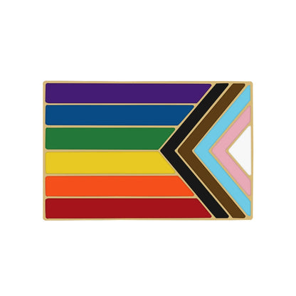 LGBT Pride Enamel Pin - Rainbow Flag Lapel Pin Collection