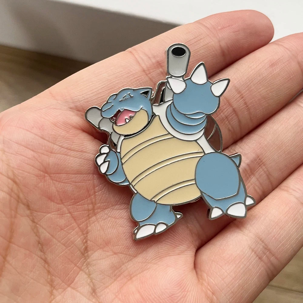 Pokemon Enamel Pin Set - 4 Piece Charizard Venusaur Squirtle Collection