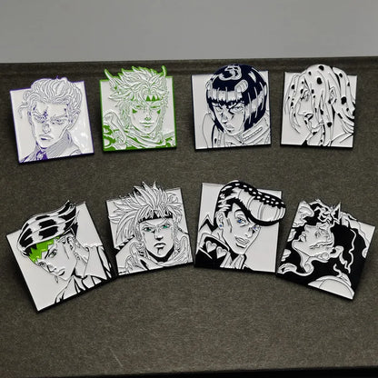 JoJo's Bizarre Adventure Enamel Pin - Anime Character Badge