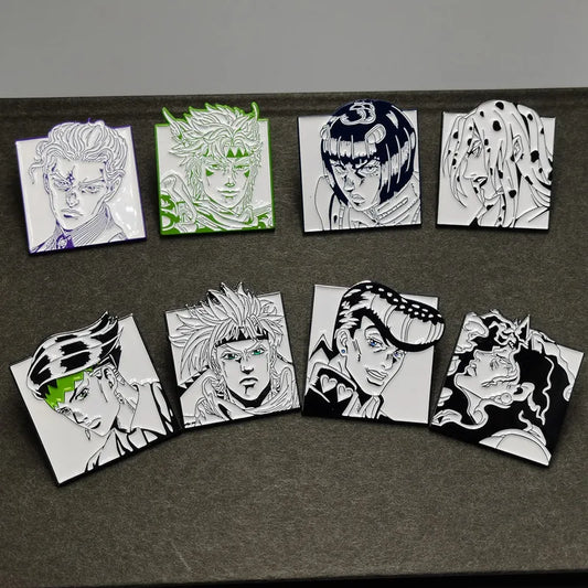 JoJo's Bizarre Adventure Enamel Pin - Anime Character Badge
