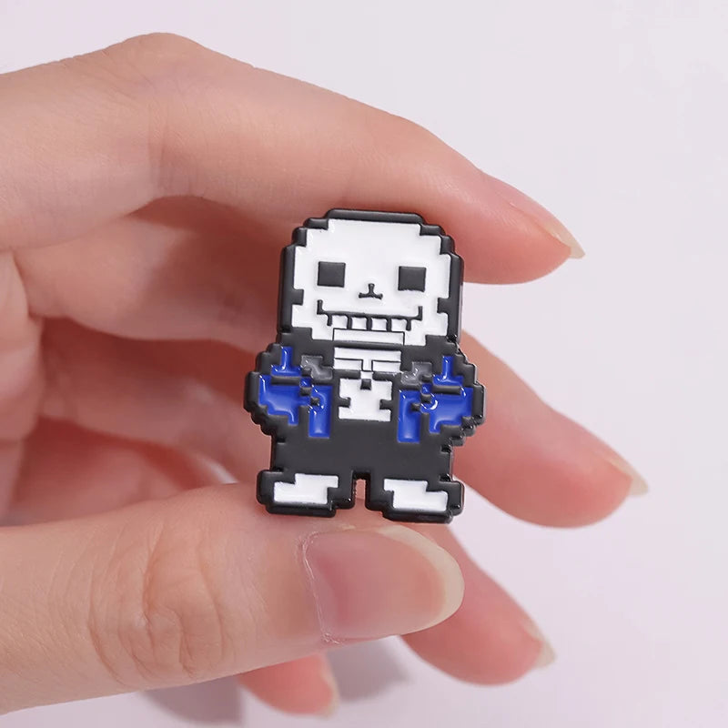 Sans Undertale Enamel Pin - Fan Inspired Lapel Badge for Gamer