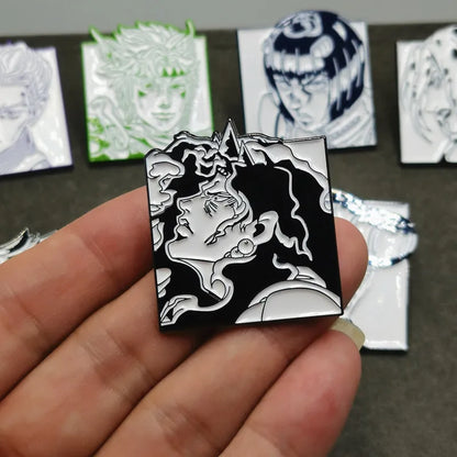 JoJo's Bizarre Adventure Enamel Pin - Anime Character Badge