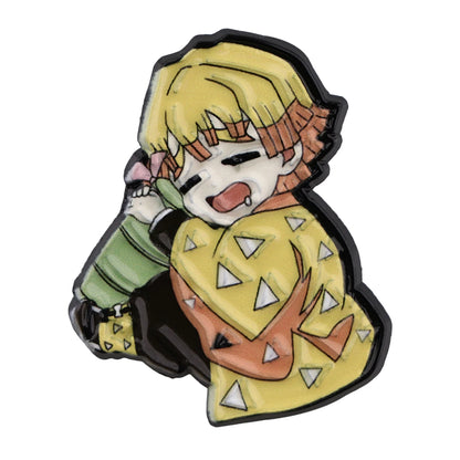 Demon Slayer cute character Enamel Pin -Tanjiro, Nezuko, Zenitsu, Inosuke and Giyu