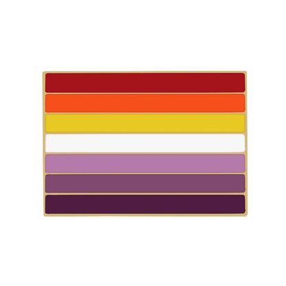 LGBT Pride Enamel Pin - Rainbow Flag Lapel Pin Collection