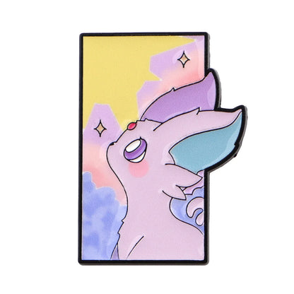 Pokemon Multicolour Eevee Enamel Pin