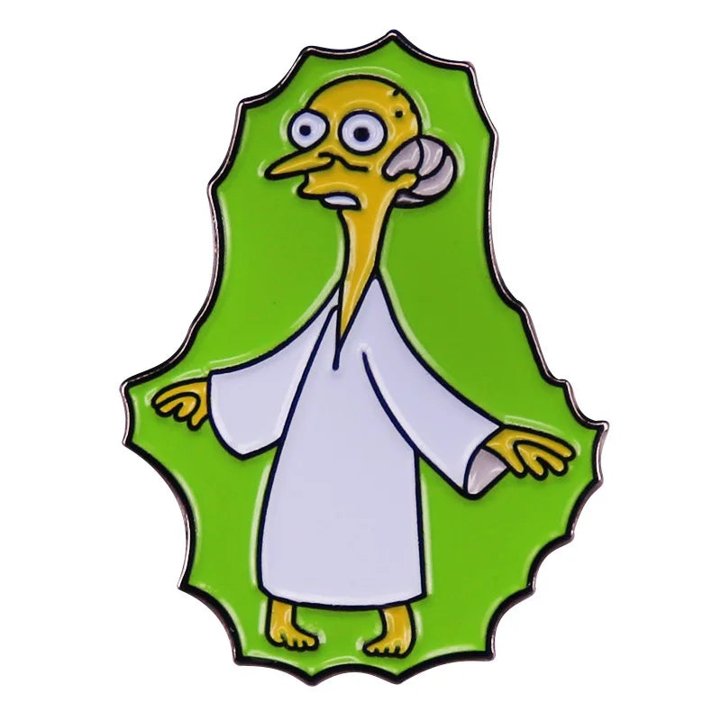 The Simpsons TV Cartoon Series Enamel Pin - 22 characters selections
