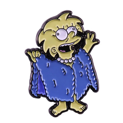 The Simpsons TV Cartoon Series Enamel Pin - 22 characters selections