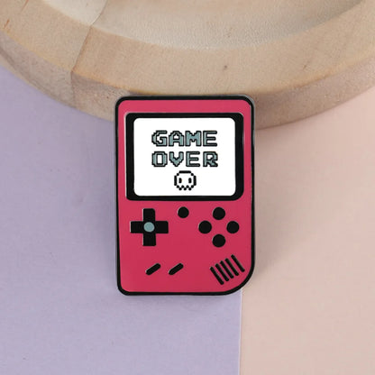 Retro Game Console Enamel Pin - Arcade Gaming Lapel Pin