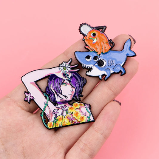 Chainsaw Man Enamel 4-piece Pin Set