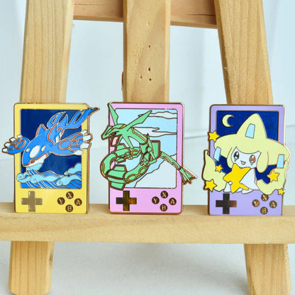 Pokemon Crossover Gameboy Enamel Pin
