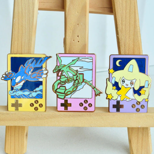 Pokemon Crossover Gameboy Enamel Pin