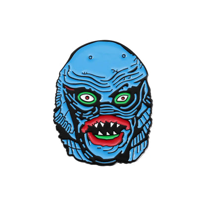 Horror Movie Monster Enamel Pins | Dracula & Classic Villain Brooch (Multiple Selections)