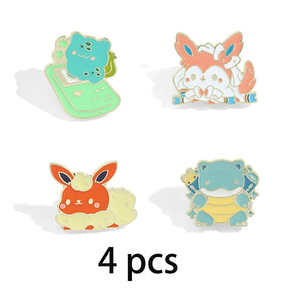 Pokemon Pikachu colorful Collection of  enamel pins, brooches