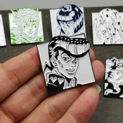JoJo's Bizarre Adventure Enamel Pin - Anime Character Badge
