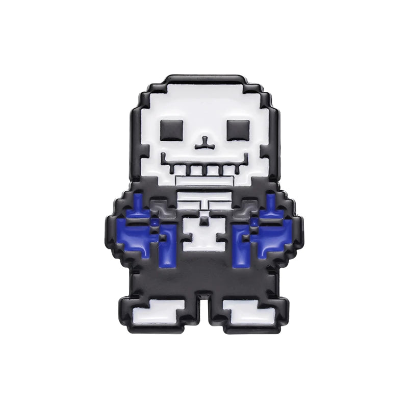 Sans Undertale Enamel Pin - Fan Inspired Lapel Badge for Gamer