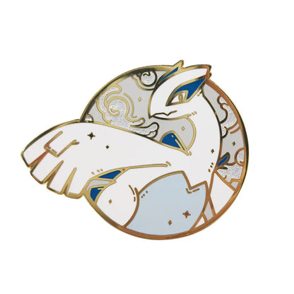 Pokemon Legendary Enamel Pins - Jirachi, Arceus, Kyogre, Rayquaza Collection