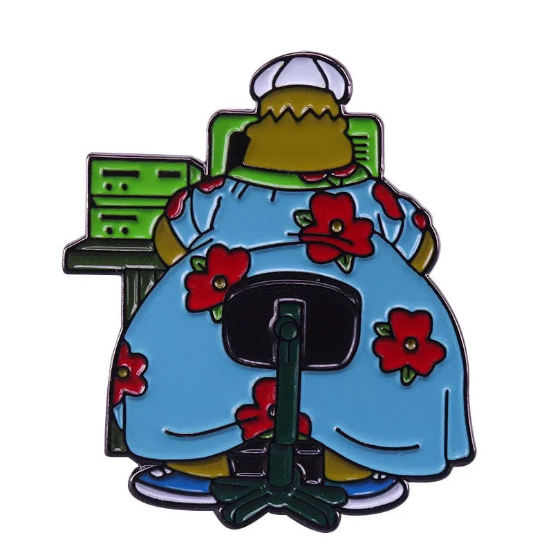 The Simpsons TV Cartoon Series Enamel Pin - 22 characters selections