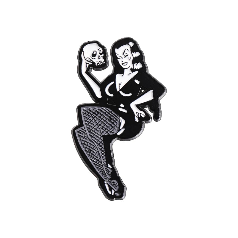 Horror Movie Monster Enamel Pins | Dracula & Classic Villain Brooch (Multiple Selections)