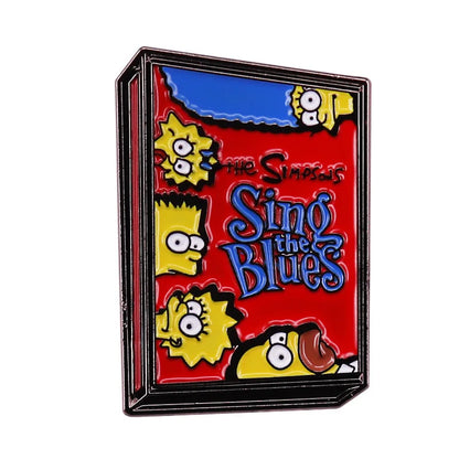 The Simpsons TV Cartoon Series Enamel Pin - 22 characters selections