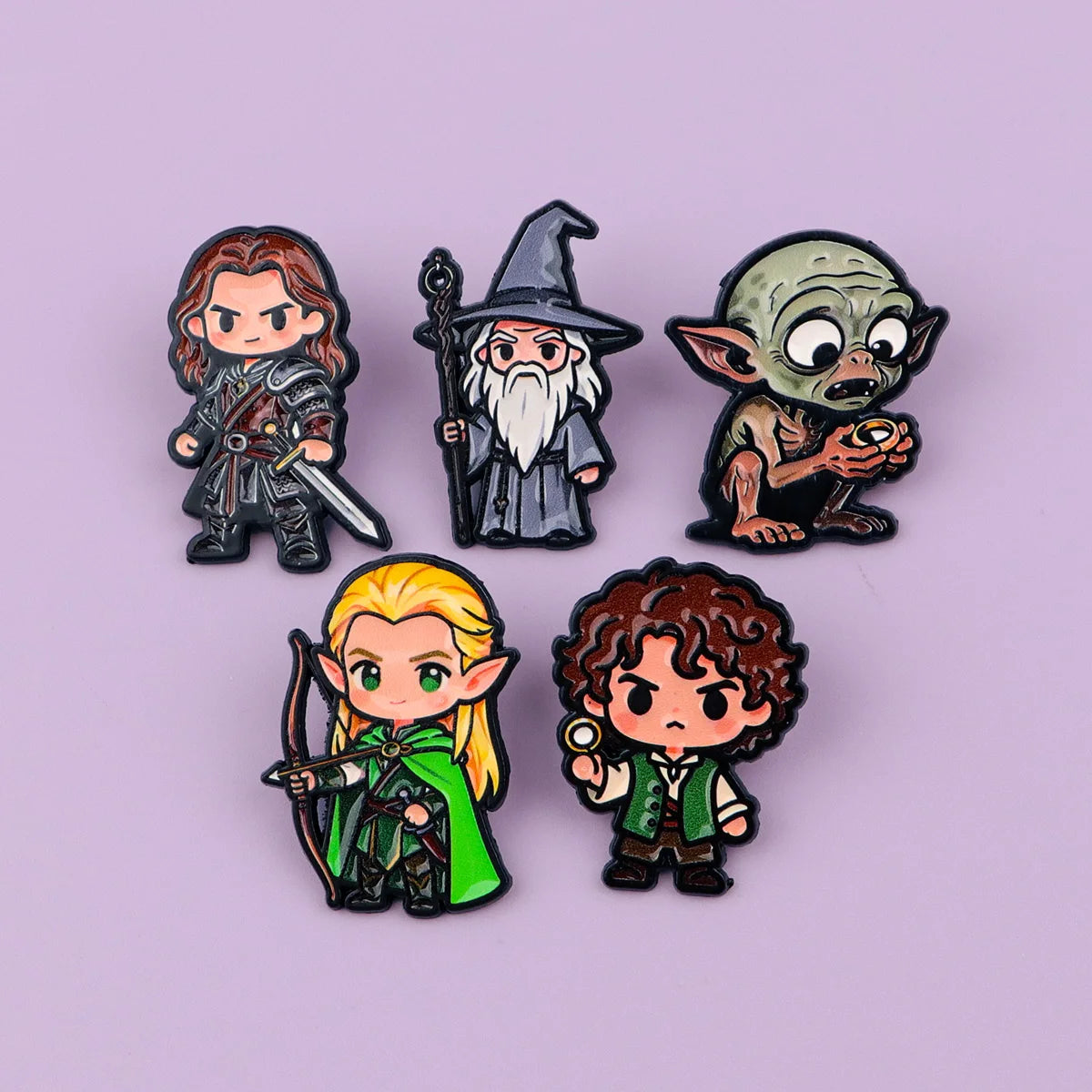 Lord of the Ring Enamel Pins