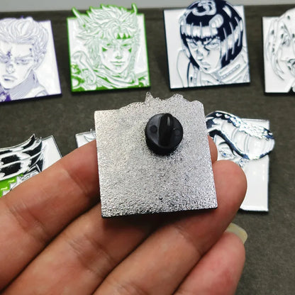 JoJo's Bizarre Adventure Enamel Pin - Anime Character Badge