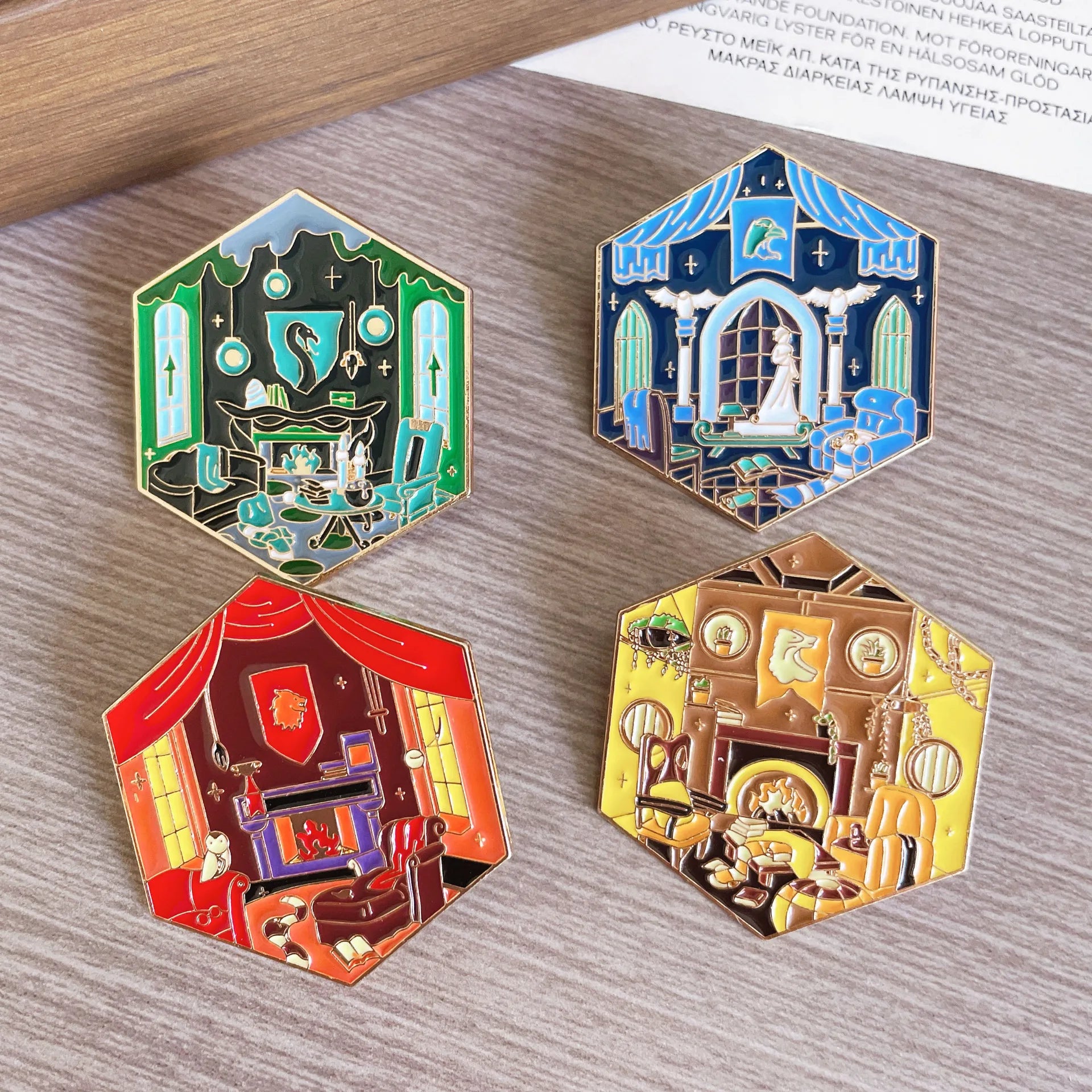 Harry Potter Common Room Design Lapel Pin