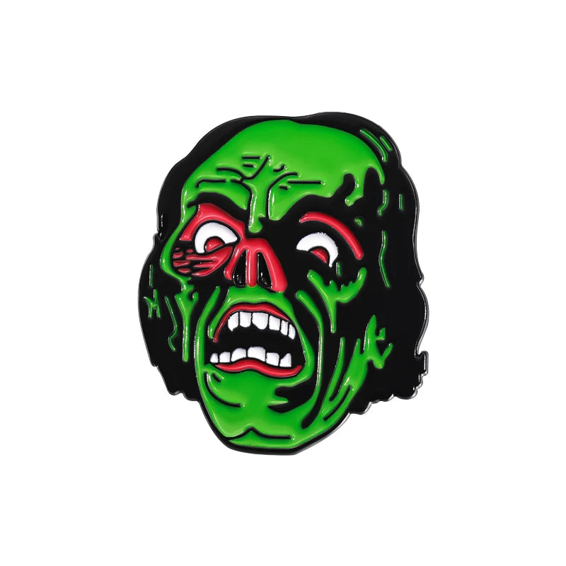 Horror Movie Monster Enamel Pins | Dracula & Classic Villain Brooch (Multiple Selections)