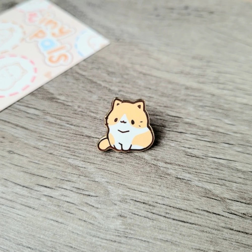 Cute Tiny Cat Enamel Pin
