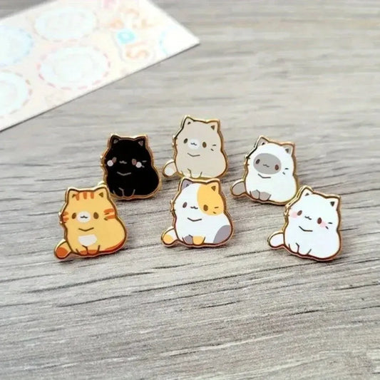 Cute Tiny Cat Enamel Pin