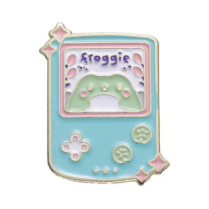Retro Game Console Enamel Pin - Arcade Gaming Lapel Pin